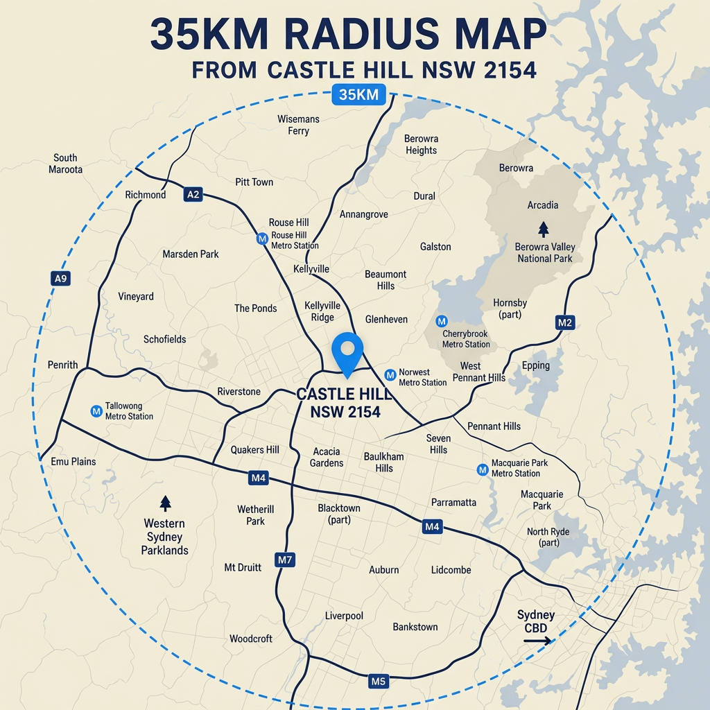 K1N Electrical service area map